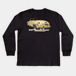 1949 Plymouth Special Deluxe Convertible Kids Long Sleeve T-Shirt